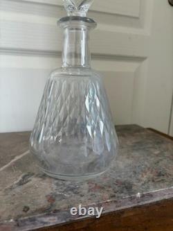 Ancien Carafe Pichet Liqueur Vin Eau Cristal BACCARAT