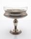 Ancien Centre de Table / Coupe &agrave; fruits en Cristal M&eacute;tal argent&eacute; XIX&egrave;me