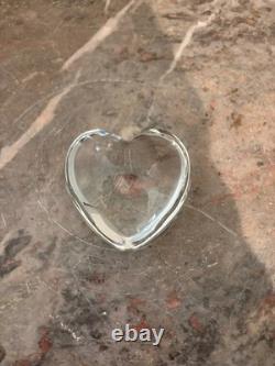 Ancien Coeur Cristal Baccarat France