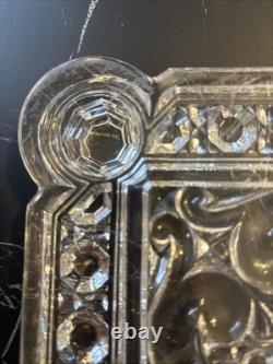 Ancien Dessous De Plat En Cristal Taillé De Baccarat