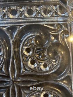 Ancien Dessous De Plat En Cristal Taillé De Baccarat