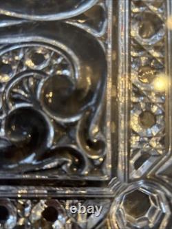 Ancien Dessous De Plat En Cristal Taillé De Baccarat