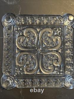 Ancien Dessous De Plat En Cristal Taillé De Baccarat