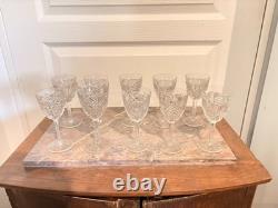 Ancien Ensemble Service Set 10 Verre Liqueur Vin Eau Baccarat Cristal Lagny