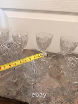 Ancien Ensemble Service Set 10 Verre Liqueur Vin Eau Baccarat Cristal Lagny
