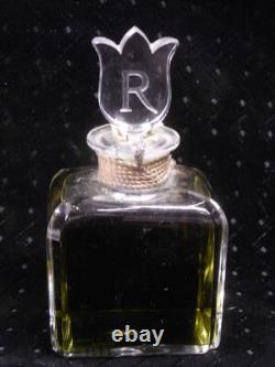 Ancien Flacon De Parfum Raphaël Paris France Perfume Bottle Cristal Taille