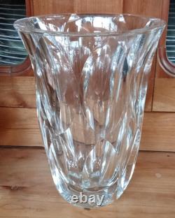 Ancien Grand Vase Cristal Taillé Saint Louis Antique Crystal Vase