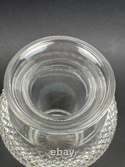 Ancien Grand Vase en Cristal Lourd Taillé Saint Louis Modèle Trianon