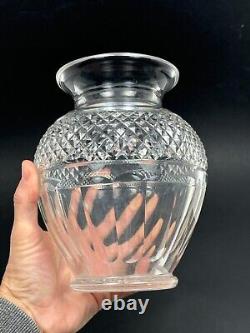 Ancien Grand Vase en Cristal Lourd Taillé Saint Louis Modèle Trianon