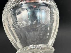 Ancien Grand Vase en Cristal Lourd Taillé Saint Louis Modèle Trianon