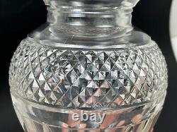Ancien Grand Vase en Cristal Lourd Taillé Saint Louis Modèle Trianon