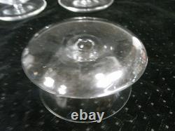 Ancien Lot 5 Coupes A Glace En Cristal Service Coupelles A Fruit Dessert