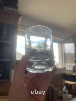 Ancien Lot x5 Coffret Verre Whisky Cristal BACCARAT modèle Perfection