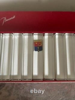 Ancien Porte Couteau Cristal BACCARAT Carré Rectangle