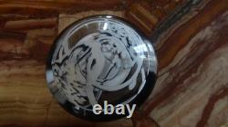 Ancien Presse Papier Sulfure Signe Daum (etat Exceptionnel)