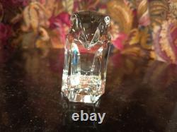 Ancien Presse Papier Tête d'Aigle Cristal De St Louis