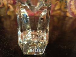 Ancien Presse Papier Tête d'Aigle Cristal De St Louis