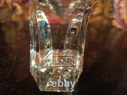 Ancien Presse Papier Tête d'Aigle Cristal De St Louis