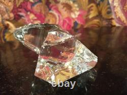 Ancien Presse Papier Tête d'Aigle Cristal De St Louis