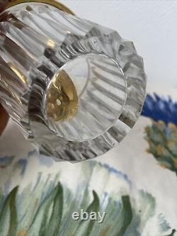 Ancien Seau A Glace Glacon Cristal De Baccarat Modele Harcourt Avec Cuillere