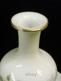 Ancien Service A Eau De Nuit Carafe Assiette Opaline Emaillee
