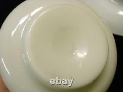 Ancien Service A Eau De Nuit Carafe Assiette Opaline Emaillee