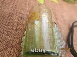 Ancien Service A Liqueur Emaille 13 Pieces Boheme, Georges Sande, Galle