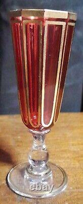 Ancien Service A Liqueur En Cristal De Baccarat Vintage
