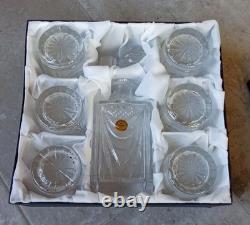 Ancien Service À Whisky 6 Verres + Carafe Cristal Lorraine Les Grands Ducs