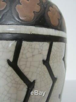 Ancien Vase Charles Catteau Gres Keramis/art Deco/forme 907/decor 776
