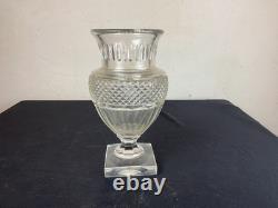 Ancien Vase Cristal de Baccarat Modèle Médicis Musée Cristallerie 1821-1840