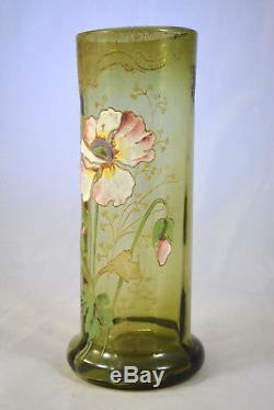 Ancien Vase Emaille Legras 2