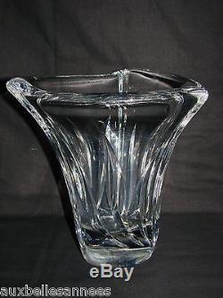 Ancien Vase En Cristal Daum France (5 Kg)