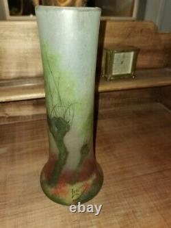 Ancien Vase Paysage Legras Hauteur 30 CM