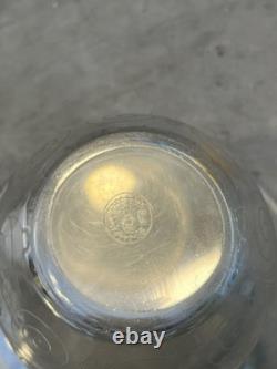 Ancien Vase en Cristal de Baccarat Modele Des Années 30 Art Deco Rare