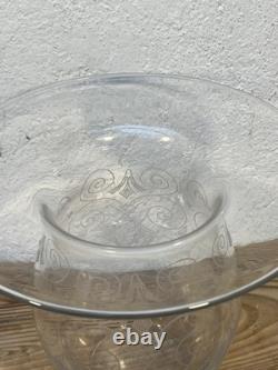 Ancien Vase en Cristal de Baccarat Modele Des Années 30 Art Deco Rare