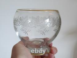 Ancien Verre BACCARAT Ancienne Coupe en Cristal