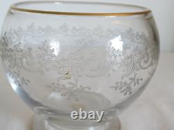 Ancien Verre BACCARAT Ancienne Coupe en Cristal