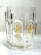 Ancien Verre Gobelet Cristal Taille Raisin Vigne XIX Charles X