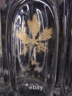 Ancien Verre Gobelet Cristal Taille Raisin Vigne XIX Charles X