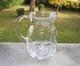 Ancien beau pichet ou broc &agrave; eau pot en cristal de Baccarat mod&egrave;le Excelsior