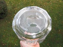 Ancien beau pichet ou broc à eau pot en cristal de Baccarat modèle Excelsior