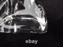 Ancien bougeoir Daum en cristal des années 1950