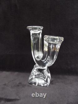 Ancien bougeoir Daum en cristal des années 1950