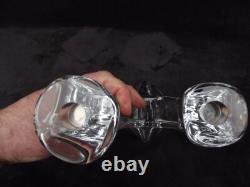 Ancien bougeoir Daum en cristal des années 1950
