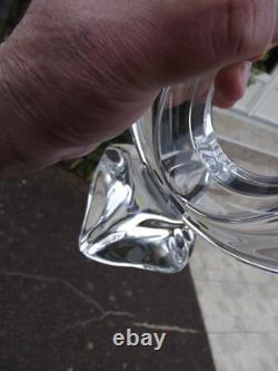 Ancien bougeoir Daum en cristal des années 1950