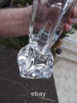 Ancien bougeoir Daum en cristal des années 1950