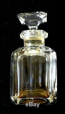 Ancien coffret à parfum bois nacre laiton flacons verre ou cristal