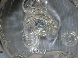 Ancien coffret carafe BACCARAT France en cristal Cognac bouteille Remy Martin