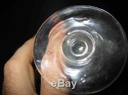 Ancien confiturier ou présentoire de table en verre soufflé XIX ème